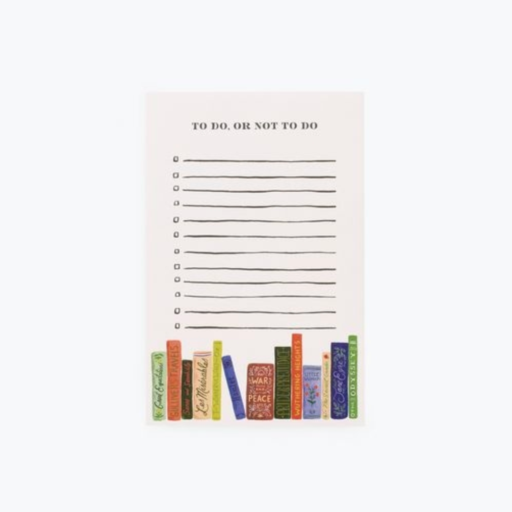 Rifle Paper Co Rifle Paper Co. To Do or Not To Do Notepad