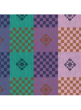 Northcott Narrative Your Move  Check Chocolate