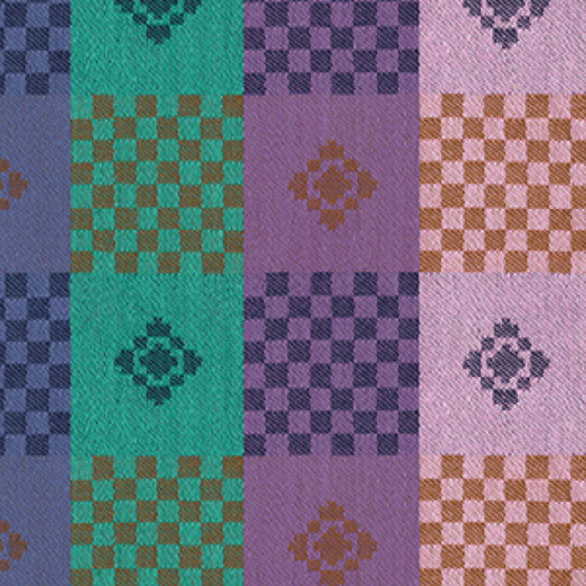 Northcott Narrative Your Move  Check Chocolate