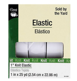 Dritz White Knit Elastic 1"