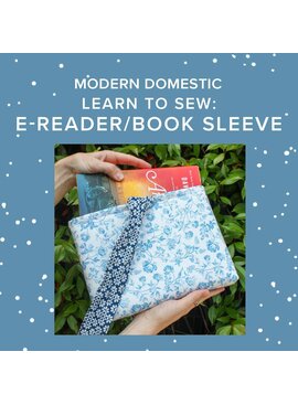 Aliya Hoff-Vanoni THREE SPOTS LEFT! Thursday,  February 5th, 5pm-8pm - Learn to Sew: Quilted E-Reader or Book Sleeve