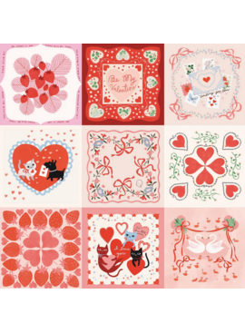 Moda SALE Funny Valentine 36" Panel Multi