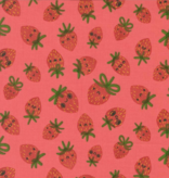 Moda Funny Valentine Coral Strawberries