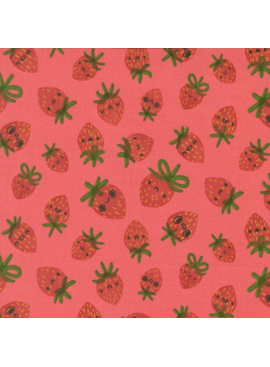 Moda Funny Valentine Coral Strawberries