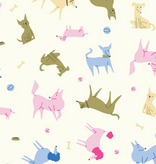 Cloud 9 Fabrics SALE Playful Dogs Dogs Dogs Dogs
