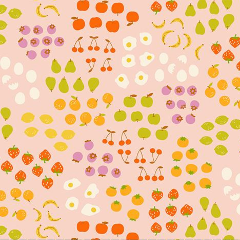 Ruby Star Society Egg And Friends Vintage Pink Fruit