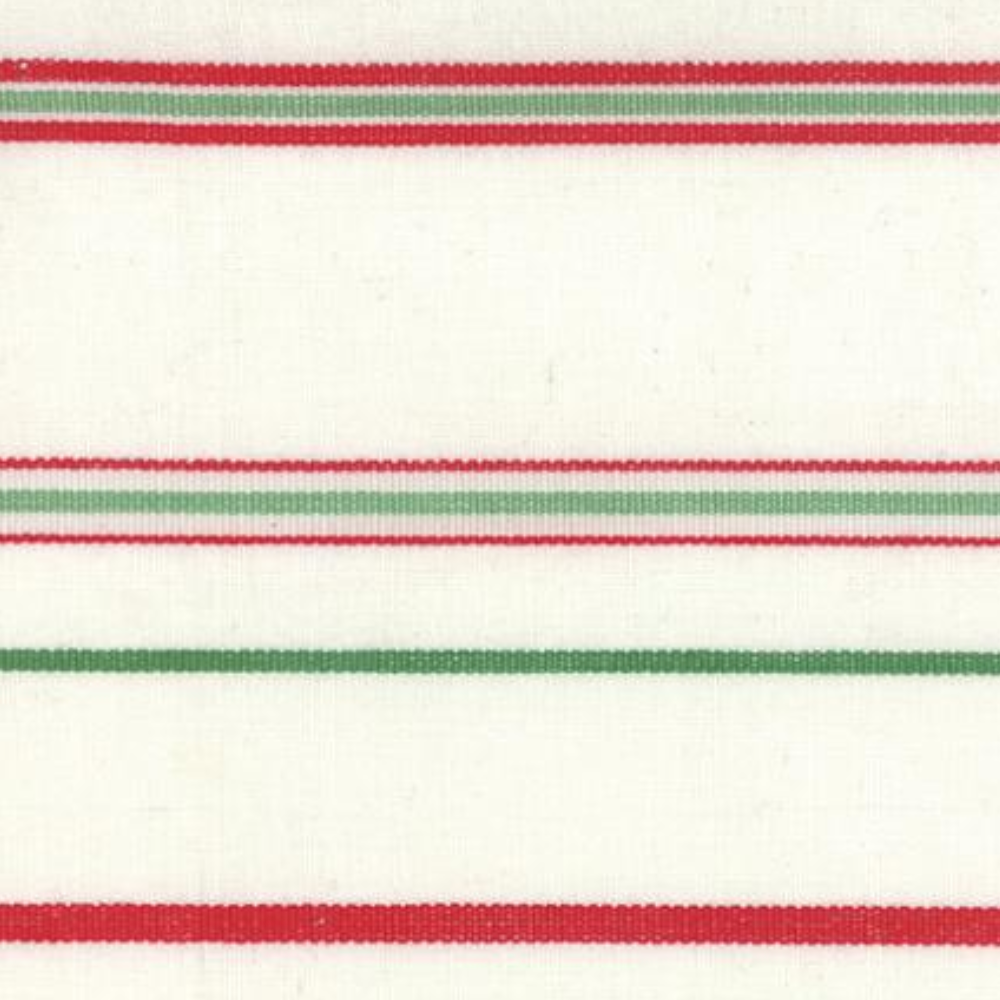 Moda 16" Toweling White Red Green
