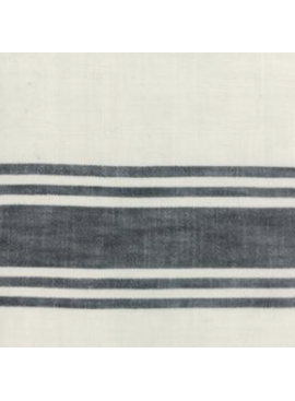 Moda 16” Toweling Urban Cottage Ivory w/ Black Stripe
