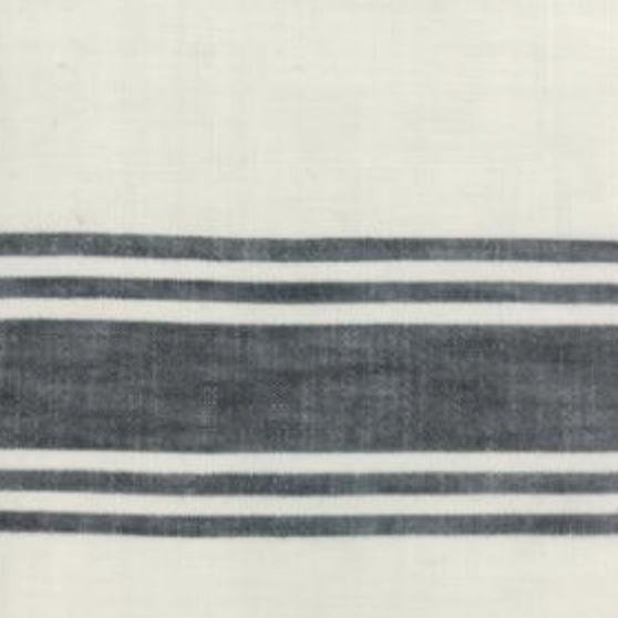 Moda 16” Toweling Urban Cottage Ivory w/ Black Stripe