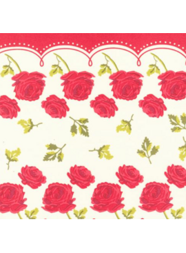 Moda 16" Classic Toweling Retro Roses