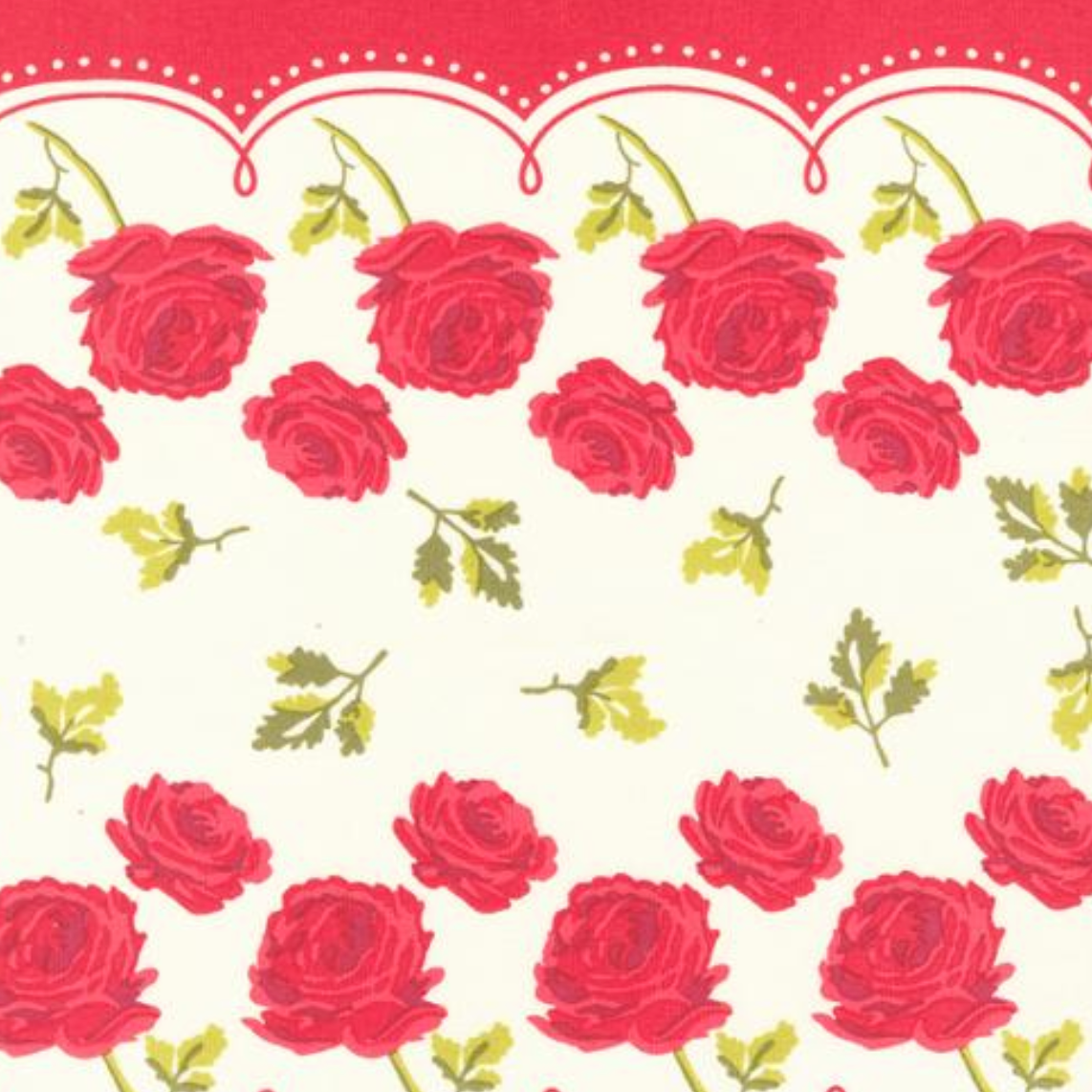 Moda 16" Classic Toweling Retro Roses
