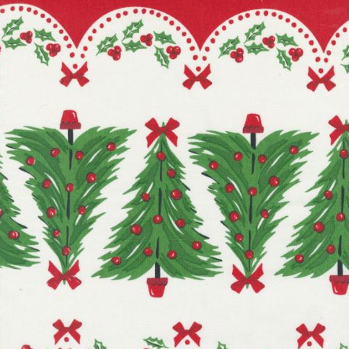 Moda 16" Classic Toweling Retro Oh Trees