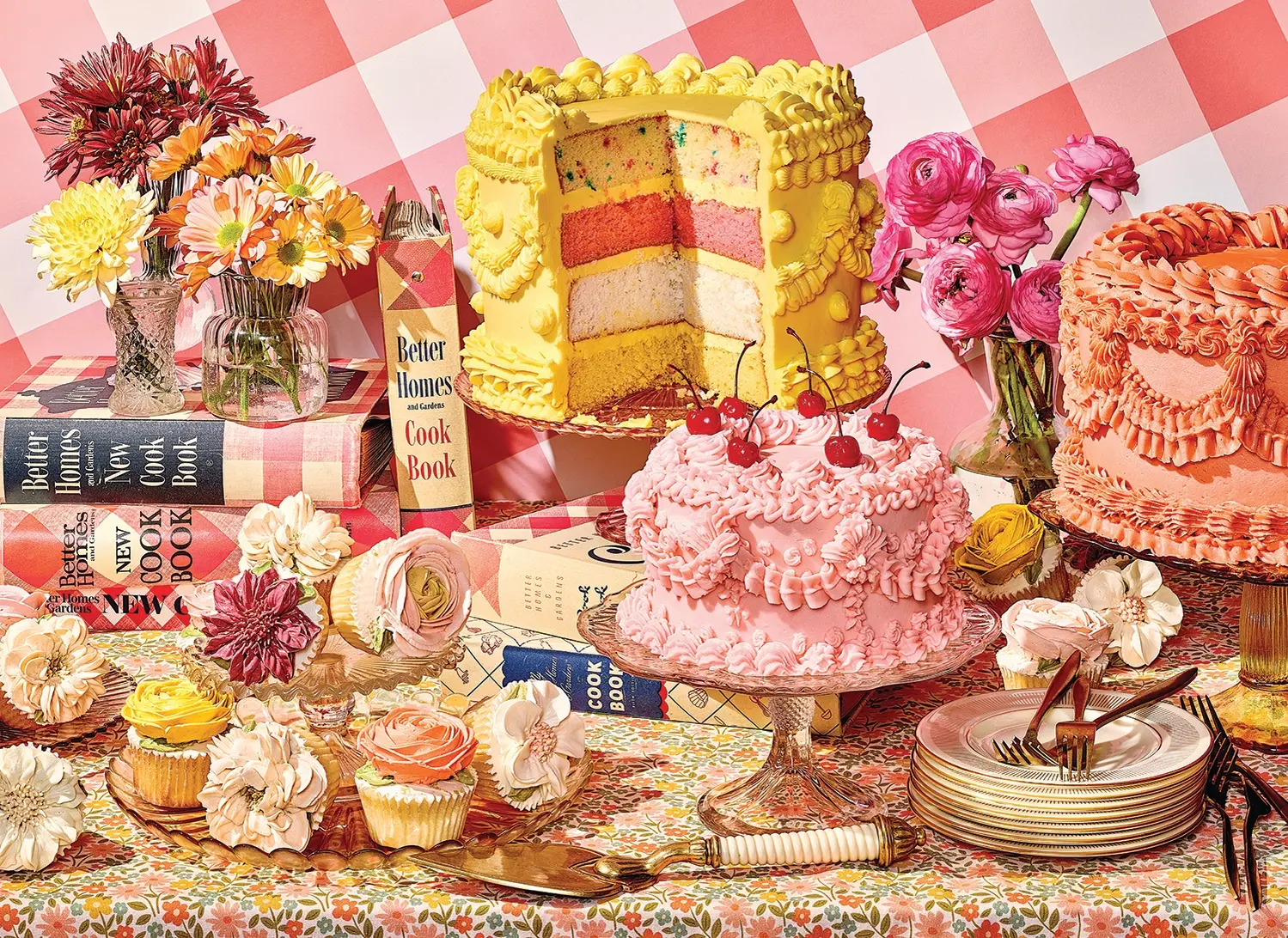 Piecework Puzzles Flour Power 1000 Piece Puzzle