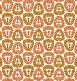 Cotton + Steel Rising Sun  Lion - Dust Brown