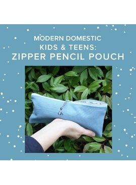 Aliya Hoff-Vanoni CLASS FULL! Monday, February 16th, 10am-1pm - Kids & Teens Sewing: Pencil Pouch