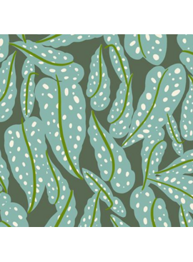 Ruby Star Society Calathea Overlapping Leaves Seaweed