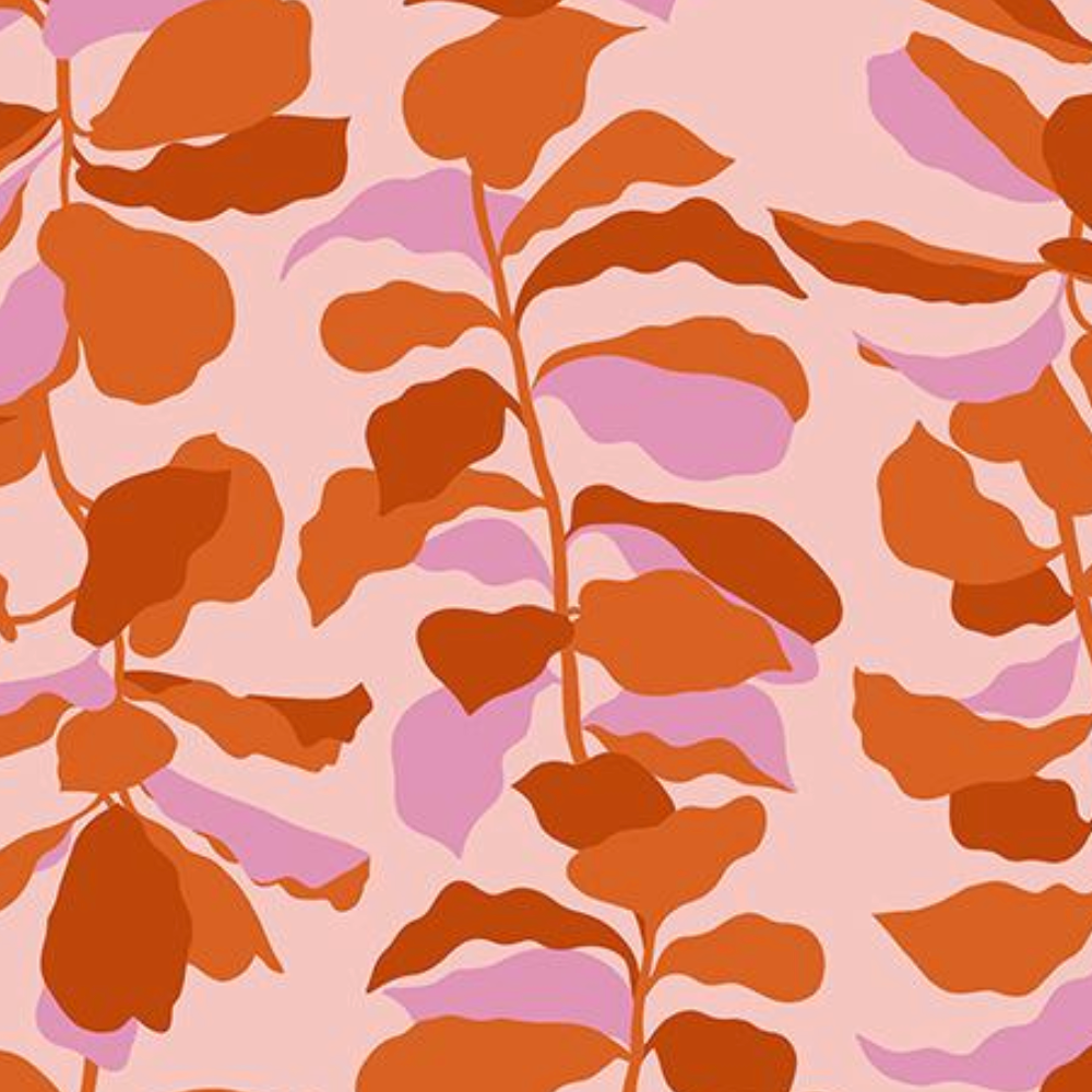 Ruby Star Society Calathea Fiddle Leaf Cayenne