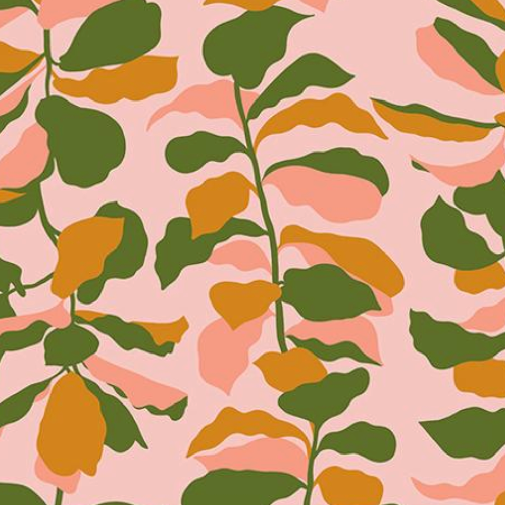 Ruby Star Society Calathea Fiddle Leaf Sweet Pink