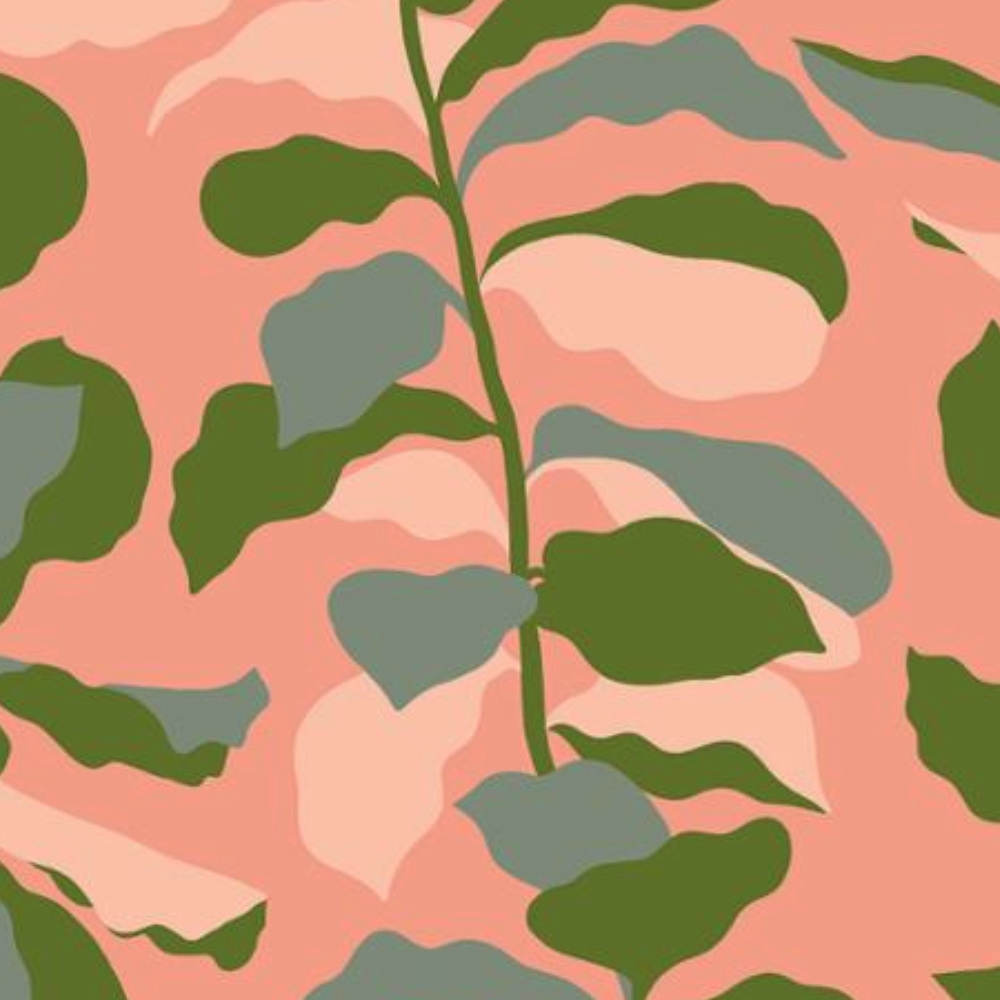 Ruby Star Society 108" Calathea Fiddle Leaf Light Melon