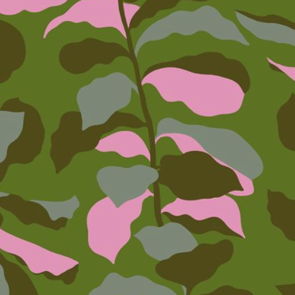 Ruby Star Society 108" Calathea Fiddle Leaf Juniper