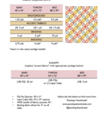 Penelope Handmade Penelope Handmade Ramona Quilt Pattern