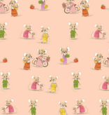 Windham Fabrics Heather Ross FavRoss Favorites Country Mouse / City Mouse Blushorites Country Mouse / City Mouse Blush