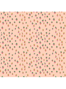 Windham Fabrics Heather Ross Favorites Field Strawberries Blush