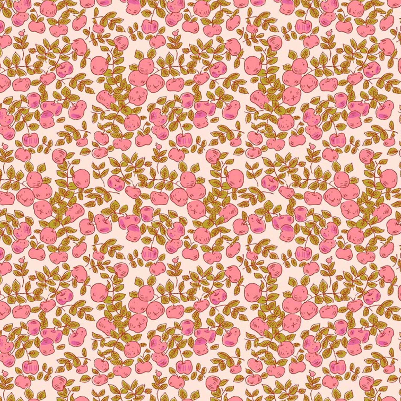 Windham Fabrics Heather Ross Favorites Apples Blush