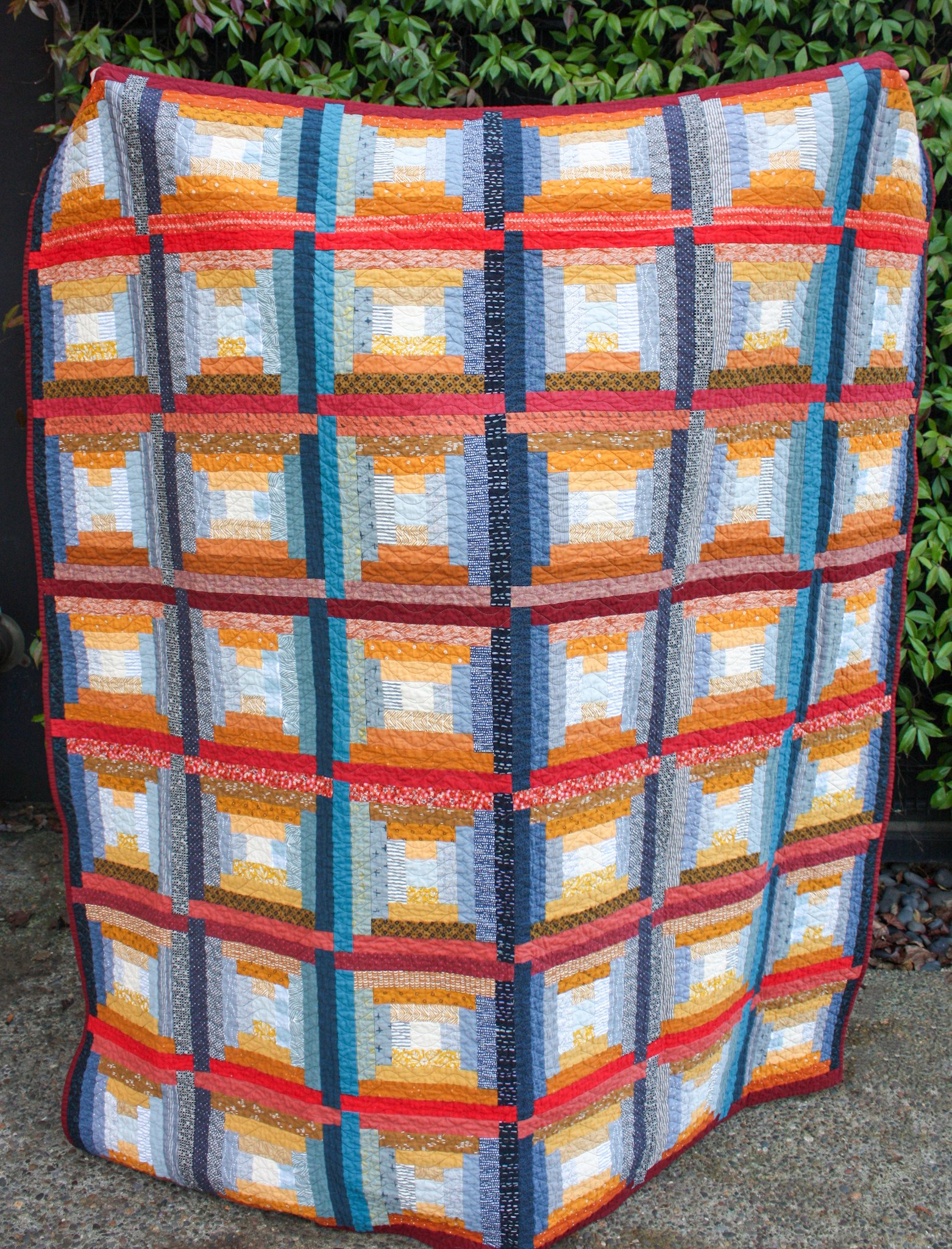 Courtney Zerizef Quilt Lab: Design Your Own Log Cabin Quilt, Sundays, February 22nd, March 1st, 8th, & 15th, 3pm-5:30pm