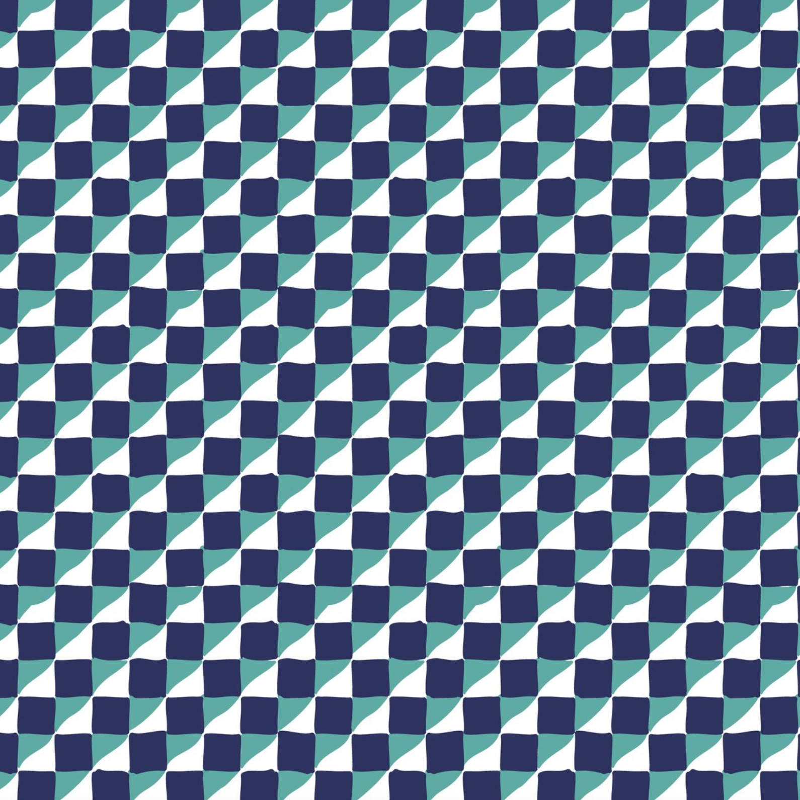 Cloud 9 Fabrics House Mouse Geometric Navy/Teal