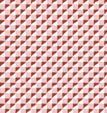 Cloud 9 Fabrics House Mouse Geometric Brown/Pink