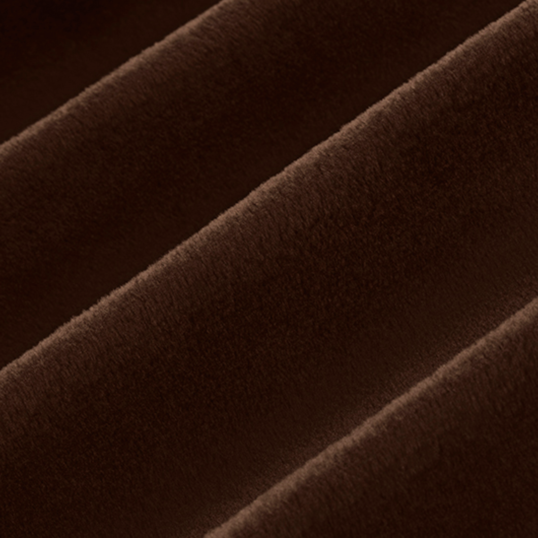 Shannon Fabrics Cuddle Solid Mahogany
