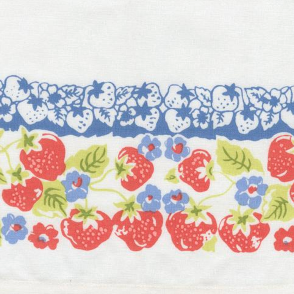 Moda 16" Rosie Toweling Strawberries Multi