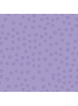 Cloud 9 Fabrics Forest Friends Tiny Flowers Purple