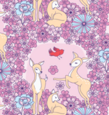 Cloud 9 Fabrics Forest Friends Floral Deer