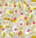 Cloud 9 Fabrics Forest Friends Strawberry Mice
