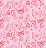 Cloud 9 Fabrics Forest Friends Flower Butterflies