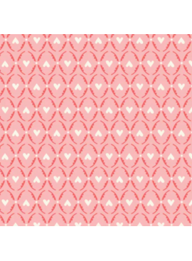 Cloud 9 Fabrics Love Bugs Flutter Love Pink