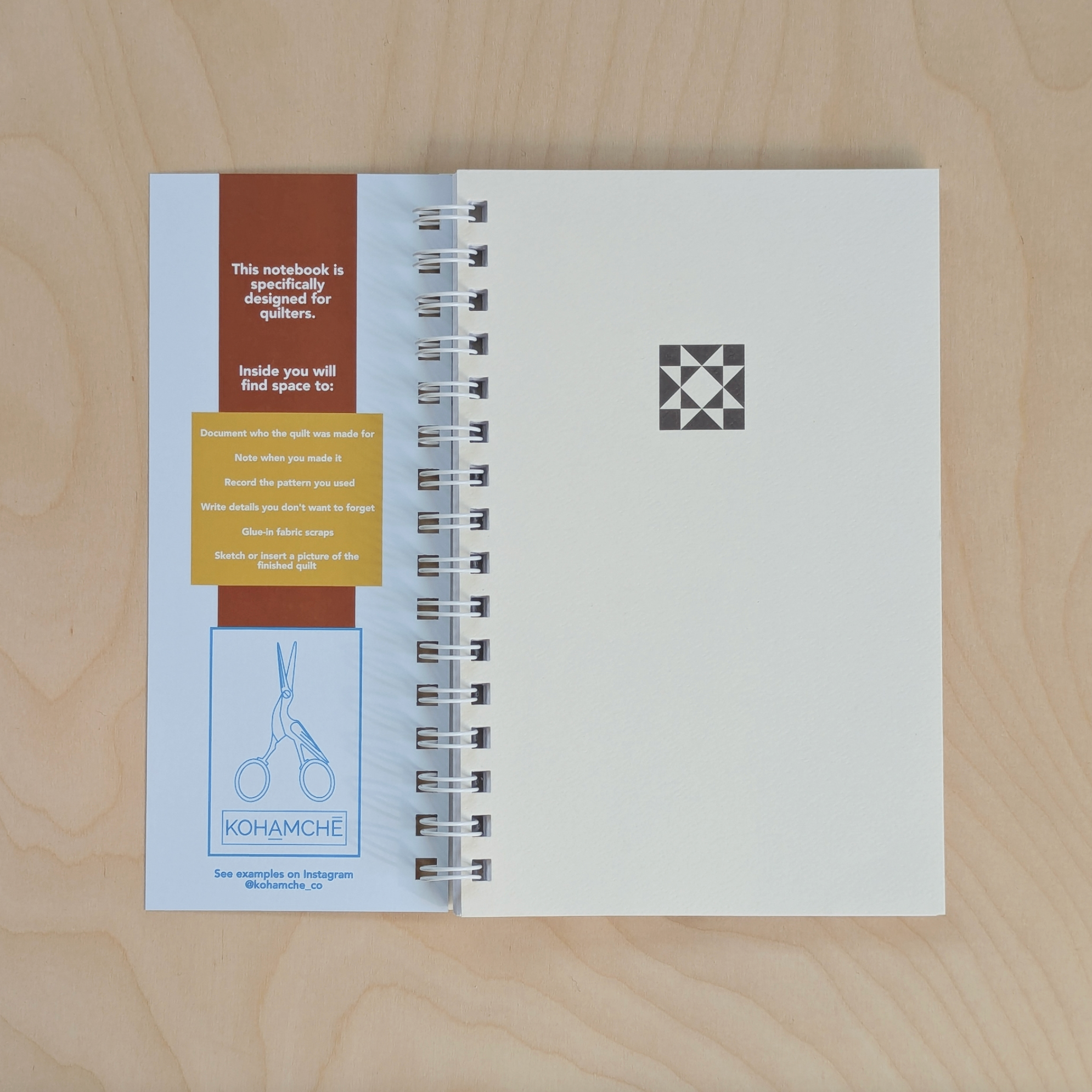 Kohamche Quilt Journal