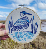 Hook, Line & Tinker Blue Heron Embroidery Kit