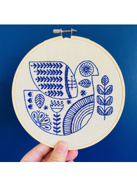 Hook, Line & Tinker Hygge Dove Embroidery Kit