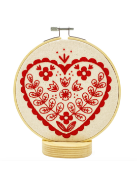 Hook, Line & Tinker Nordic Heart Embroidery Kit
