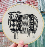 Hook, Line & Tinker Sweater Weather Sheep Embroidery Kit