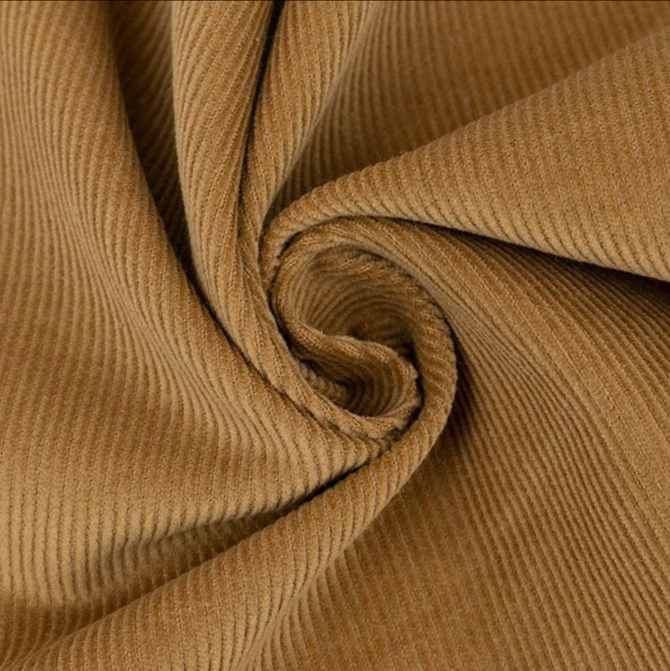 Fabric Merchants Corduroy Pin Wale Camel