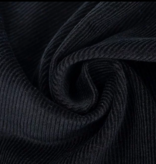 Fabric Merchants Corduroy Pin Wale Black