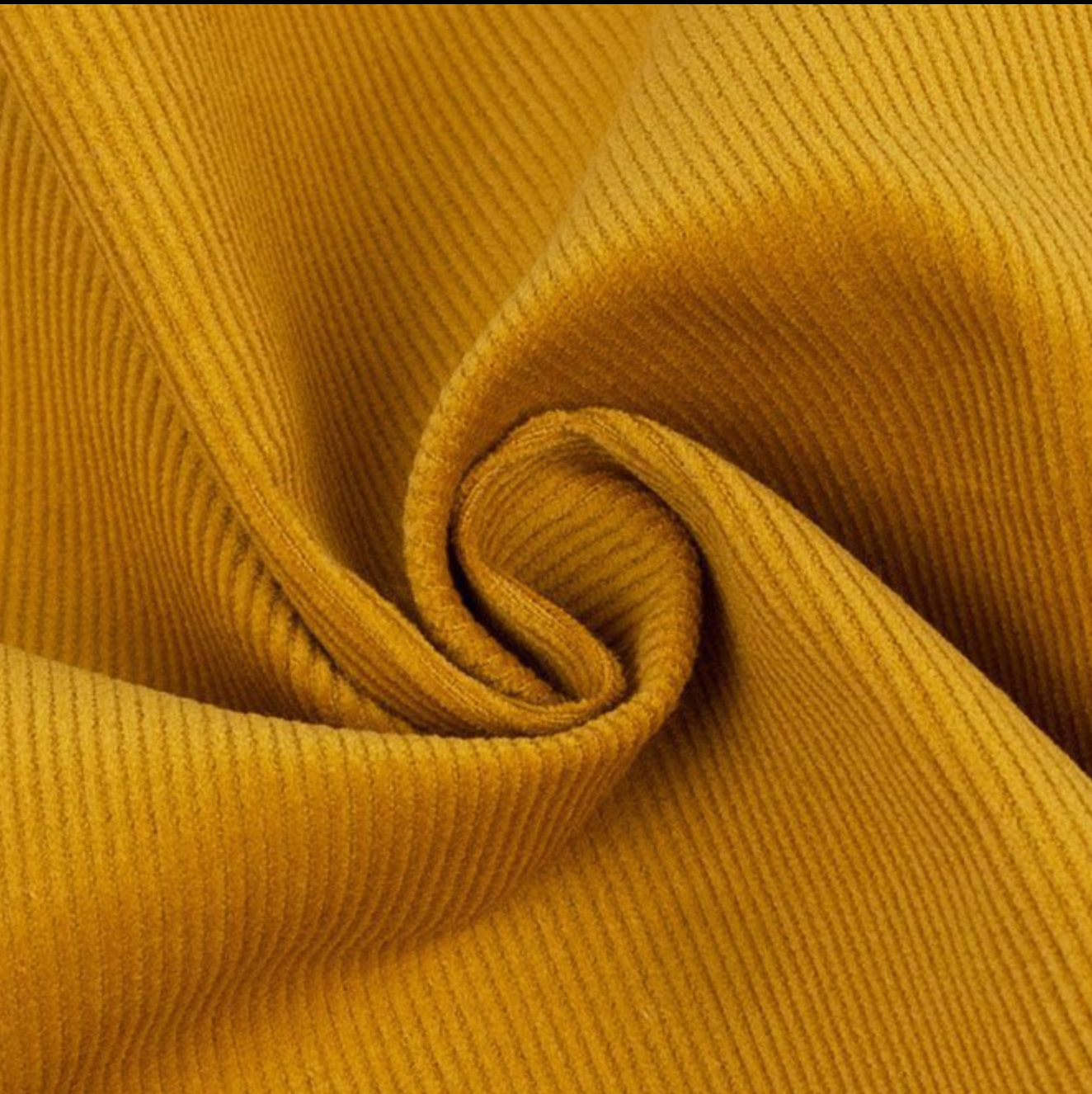 Fabric Merchants Corduroy Pin Wale Mustard