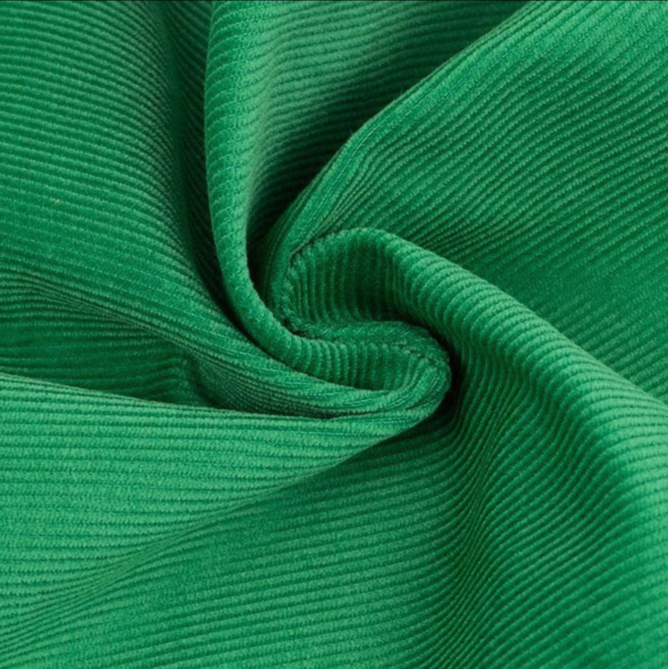 Corduroy Pin Wale Kelly Green