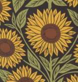 Moda Garden Series Midnight Sunflower