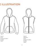 Wardrobe By Me Wardrobe By Me Zipper Hoodie