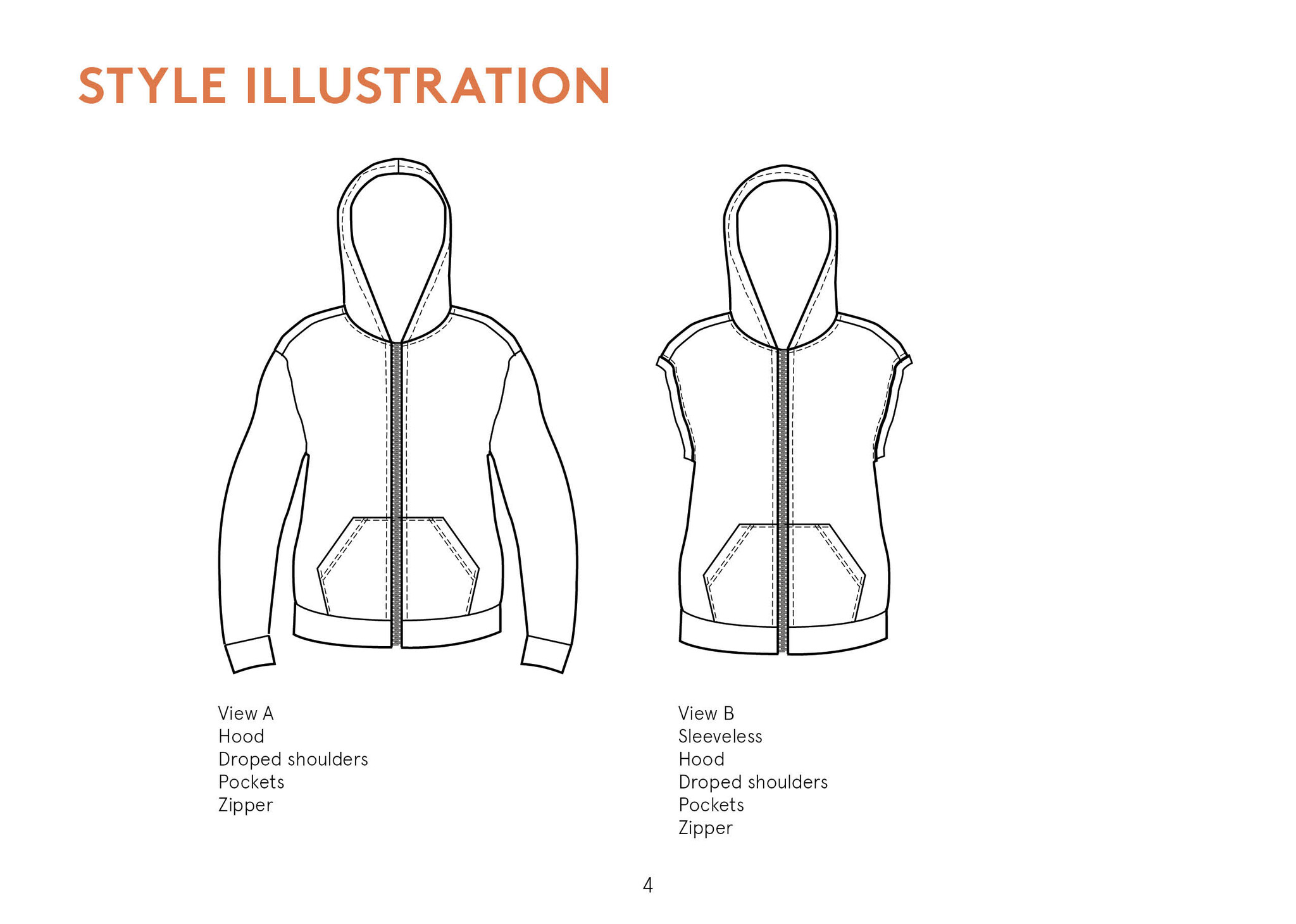 Wardrobe By Me Zipper Hoodie
